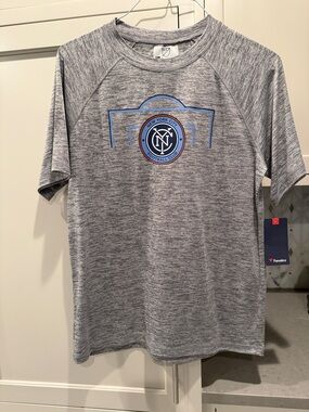 Fanatics Gray New York City FC Short Sleeve Performance Tee